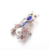 Animal Brooch Pins For Women Bling Rhinestone Bee Spider Brooches Dragonfly Brooches Pin Jewelry Wedding Party Bijoux Best Gift daiiibabyyy