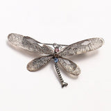 Animal Brooch Pins For Women Bling Rhinestone Bee Spider Brooches Dragonfly Brooches Pin Jewelry Wedding Party Bijoux Best Gift daiiibabyyy