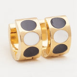 Yunkingdom 32 Pairs Different Style Fashion Geometric Stainless Steel Small Circle Hoop Earrings for Womens Girls Punk Jewelry daiiibabyyy