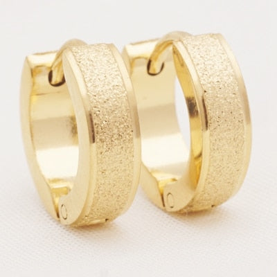 Yunkingdom 32 Pairs Different Style Fashion Geometric Stainless Steel Small Circle Hoop Earrings for Womens Girls Punk Jewelry daiiibabyyy