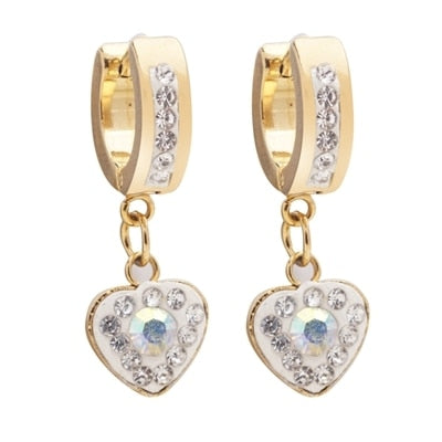 Yunkingdom 32 Pairs Different Style Fashion Geometric Stainless Steel Small Circle Hoop Earrings for Womens Girls Punk Jewelry daiiibabyyy