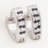 Yunkingdom 32 Pairs Different Style Fashion Geometric Stainless Steel Small Circle Hoop Earrings for Womens Girls Punk Jewelry daiiibabyyy