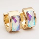 Yunkingdom 32 Pairs Different Style Fashion Geometric Stainless Steel Small Circle Hoop Earrings for Womens Girls Punk Jewelry daiiibabyyy