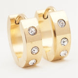 Yunkingdom 32 Pairs Different Style Fashion Geometric Stainless Steel Small Circle Hoop Earrings for Womens Girls Punk Jewelry daiiibabyyy