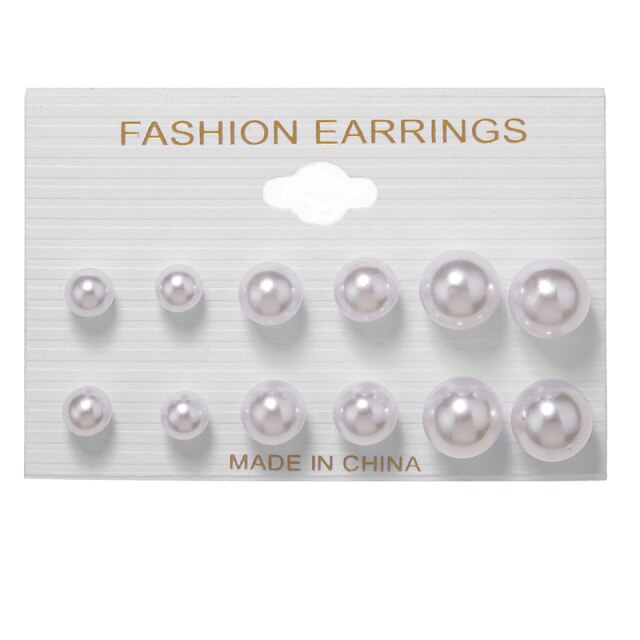 Tassel Acrylic Earrings For Women Bohemian Earrings Set Big Geometric Drop Earring 2020 Pearl Earrings Set DIY Fashion Jewelry daiiibabyyy