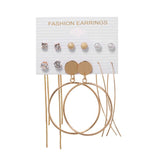 Tassel Acrylic Earrings For Women Bohemian Earrings Set Big Geometric Drop Earring 2020 Pearl Earrings Set DIY Fashion Jewelry daiiibabyyy