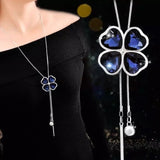 BYSPT Long Necklaces& Pendants for Women Collier Femme Geometric Statement Colar Maxi Fashion Crystal Jewelry Bijoux daiiibabyyy