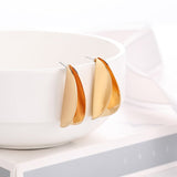 WYBU Summer Style Golden Drop Earrings For Women Geomatric Black Long Hanging Earring Triangle Bts Jewelry Earing bijouterie daiiibabyyy