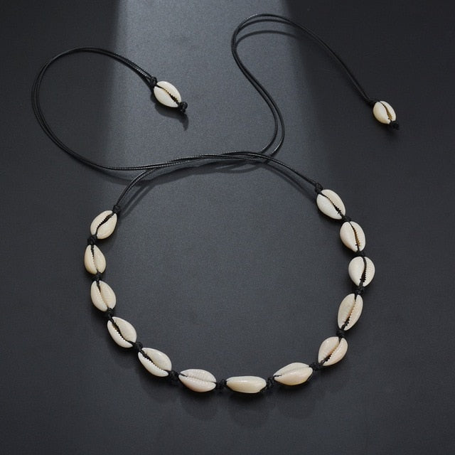 Bohemian Natural Shell Necklace for Women Cowrie Charm Conch Seashell Collar Choker Beach Boho Summer Necklaces Jewelry Collares daiiibabyyy