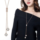BYSPT Long Necklaces& Pendants for Women Collier Femme Geometric Statement Colar Maxi Fashion Crystal Jewelry Bijoux daiiibabyyy