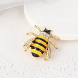 Animal Brooch Pins For Women Bling Rhinestone Bee Spider Brooches Dragonfly Brooches Pin Jewelry Wedding Party Bijoux Best Gift daiiibabyyy