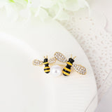 Animal Brooch Pins For Women Bling Rhinestone Bee Spider Brooches Dragonfly Brooches Pin Jewelry Wedding Party Bijoux Best Gift daiiibabyyy