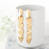 WYBU Summer Style Golden Drop Earrings For Women Geomatric Black Long Hanging Earring Triangle Bts Jewelry Earing bijouterie daiiibabyyy