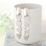 WYBU Summer Style Golden Drop Earrings For Women Geomatric Black Long Hanging Earring Triangle Bts Jewelry Earing bijouterie daiiibabyyy