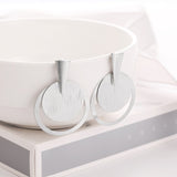 WYBU Summer Style Golden Drop Earrings For Women Geomatric Black Long Hanging Earring Triangle Bts Jewelry Earing bijouterie daiiibabyyy