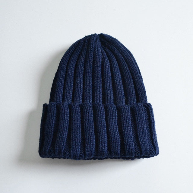 Candy Color Mother Kids Hat for Girls Boys Autumn Winter Baby Beanie Kids Cap Elastic Family Warm Knitted Parent Children Hats daiiibabyyy