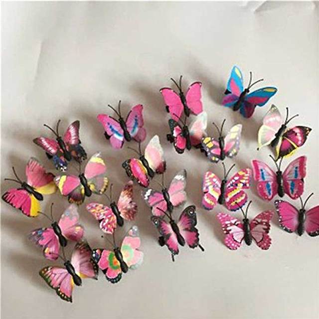 5x Butterfly Hair Clips Cute Plastic Bridal Hair Accessories Wedding Photography Costume Fashion Jewelry Hairpins Headwear daiiibabyyy