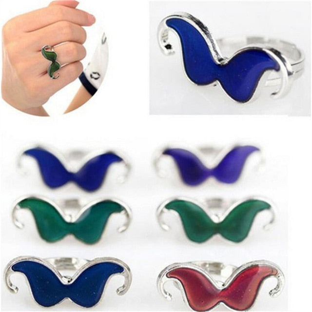 Butterfly Mood Ring Color Change Adjustable Emotion Feeling Changeable Temperature Ring Jewelry For Kids Birthday daiiibabyyy