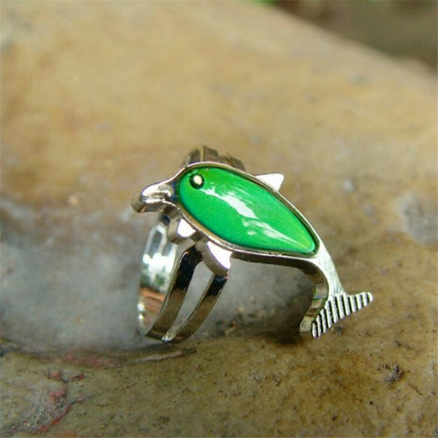 Butterfly Mood Ring Color Change Adjustable Emotion Feeling Changeable Temperature Ring Jewelry For Kids Birthday daiiibabyyy