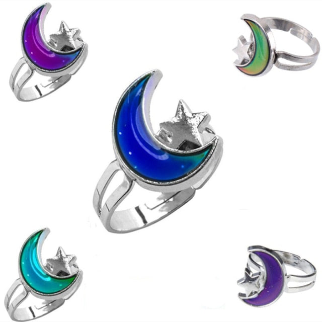 Butterfly Mood Ring Color Change Adjustable Emotion Feeling Changeable Temperature Ring Jewelry For Kids Birthday daiiibabyyy