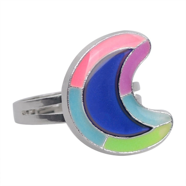 Butterfly Mood Ring Color Change Adjustable Emotion Feeling Changeable Temperature Ring Jewelry For Kids Birthday daiiibabyyy