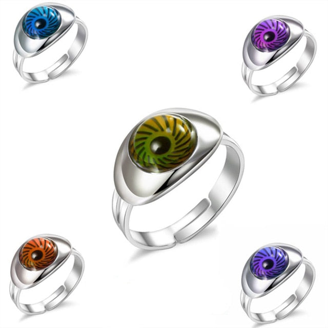 Butterfly Mood Ring Color Change Adjustable Emotion Feeling Changeable Temperature Ring Jewelry For Kids Birthday daiiibabyyy