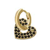 ZHUKOU  1 piece CZ crystal small hoop earring Exquisite gold/silver color star heart cute women earrings for gifts VE225 daiiibabyyy