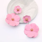 Boho Cute Flower Earrings for Women Korean Jewelry Kids Girls Gifts Fashion Stud Earring Boucles D'oreilles Aretes De Mujer 2021 daiiibabyyy