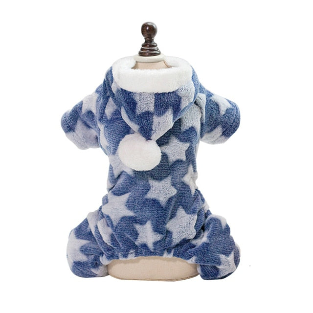 Autumn Winter Pet Dog Pajamas Jumpsuit for Small Dogs Shih Tzu Yorkshire Pullovers Soft Fleece Puppy Cat Clothes Pets Clothing daiiibabyyy