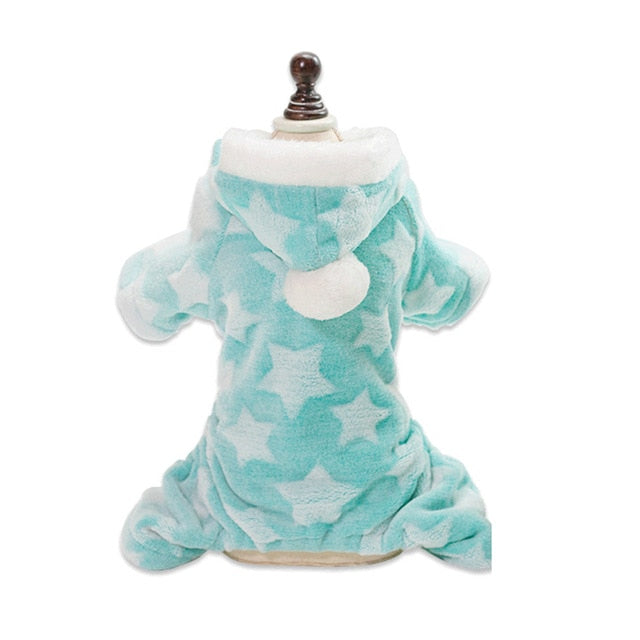 Autumn Winter Pet Dog Pajamas Jumpsuit for Small Dogs Shih Tzu Yorkshire Pullovers Soft Fleece Puppy Cat Clothes Pets Clothing daiiibabyyy