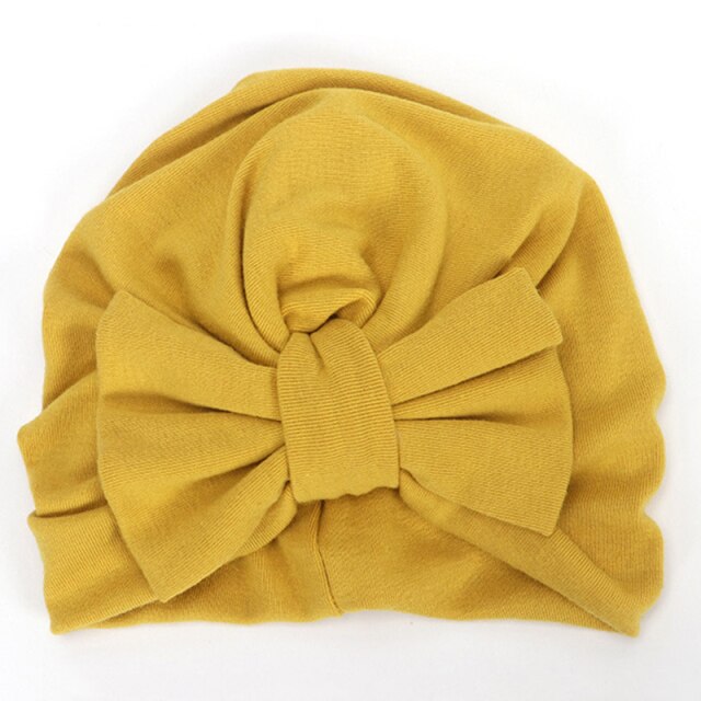 BalleenShiny Warm Baby Hats For Boys&Girls Infant Lovely Bowknot Hats Baby Bonnet Beanie Turban Head Accessories Kids Gifts daiiibabyyy