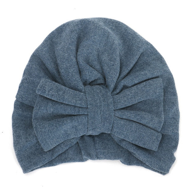 BalleenShiny Warm Baby Hats For Boys&Girls Infant Lovely Bowknot Hats Baby Bonnet Beanie Turban Head Accessories Kids Gifts daiiibabyyy
