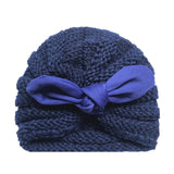 BalleenShiny Warm Baby Hats For Boys&Girls Infant Lovely Bowknot Hats Baby Bonnet Beanie Turban Head Accessories Kids Gifts daiiibabyyy