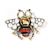 Animal Brooch Pins For Women Bling Rhinestone Bee Spider Brooches Dragonfly Brooches Pin Jewelry Wedding Party Bijoux Best Gift daiiibabyyy