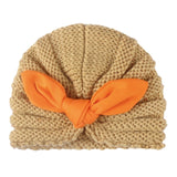 BalleenShiny Warm Baby Hats For Boys&Girls Infant Lovely Bowknot Hats Baby Bonnet Beanie Turban Head Accessories Kids Gifts daiiibabyyy