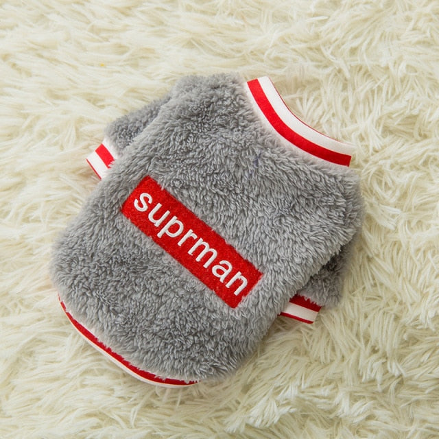 Autumn winter Warm cute bear Coral velvet sweater small cat dog Chihuahua Shih Tzu Sweatshirt Puppy Pullover Pet Thicken clothes daiiibabyyy