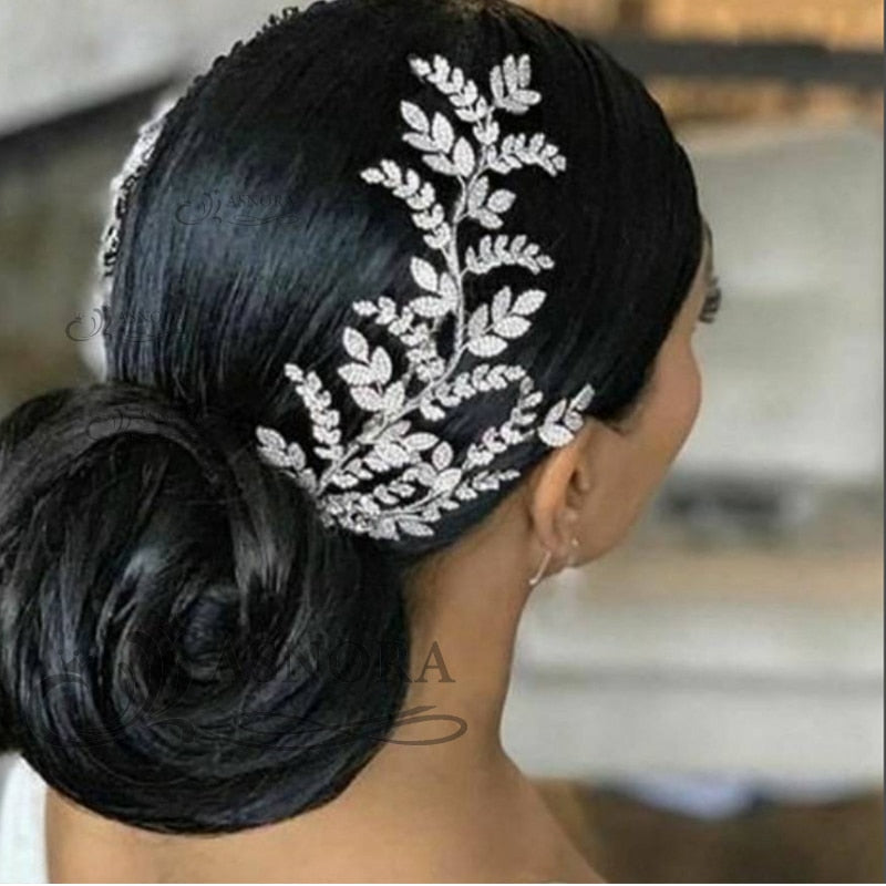 ASNORA Luxury Wedding Hair Accessories Dinner Party Hair Headdress For Women Wedding Hairpin Hair Accessories Party Crown A00902 daiiibabyyy
