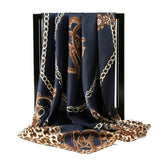 90x90cm luxury brand silk square scarf for women hair tie band bandana pashmina female foulard muslim hijab stores 2021 NEW daiiibabyyy