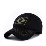 Army Camouflage Male Baseball Cap Men Embroidered Brazil Flag  Caps Outdoor Sports Tactical Dad Hat Casual Hunting Hats daiiibabyyy