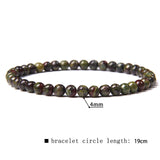 42 Kinds Natural 4 mm Fluorite Beads Bracelets Women Handmade Elastic Bangle Men Grade A Sodalite Stone Pulsera Polished Jewelry daiiibabyyy
