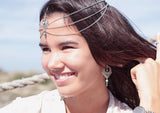 Boho Draping Crystal Bride Hair Accesories New Fashion Elegant  Head Chain Hair Jewelry Wedding Hairstyles Headpiece daiiibabyyy