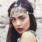 Boho Draping Crystal Bride Hair Accesories New Fashion Elegant  Head Chain Hair Jewelry Wedding Hairstyles Headpiece daiiibabyyy