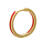 ZHUKOU 2020 NEW 1piece Round Enamel hoop earring CZ crystal fashion women earrings smaller/bigger earring hoops Jewelry VE270 daiiibabyyy