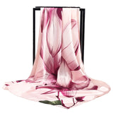 90x90cm luxury brand silk square scarf for women hair tie band bandana pashmina female foulard muslim hijab stores 2021 NEW daiiibabyyy