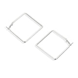 BLIJERY Trendy Oversize Geometric Big Hoop Earrings For Women Basketball Brincos Exaggerated Large Square Earrings Punk Jewelry daiiibabyyy
