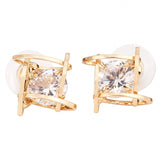 Women's Earrings 2020 Europe And The New Jewelry Geometric Hollow Square  Zircon Earrings Fashion Banquet Jewelry daiiibabyyy