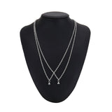 2pcs/Set Couple Pendant Magneticf Necklace Infinite Love Coupling Magnetic Clasp Chain Necklaces for Women Men Fashion Jewelry daiiibabyyy