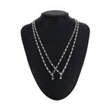 2pcs/Set Couple Pendant Magneticf Necklace Infinite Love Coupling Magnetic Clasp Chain Necklaces for Women Men Fashion Jewelry daiiibabyyy