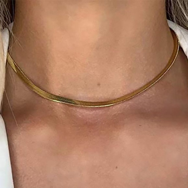 Boho Multilayer Stainless Steel Snake Chain Portrait Engraved Coin Butterfly Pendant Thick Clavicle Necklaces Set Girl Jewelry daiiibabyyy