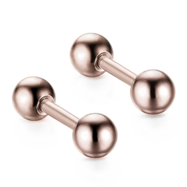 2pcs Tragus Helix Bar 4mm Ball Stainless Steel Barbell Daith Oreja Ring Stud Earing Cartilage Ear Piercing Body Jewelry daiiibabyyy